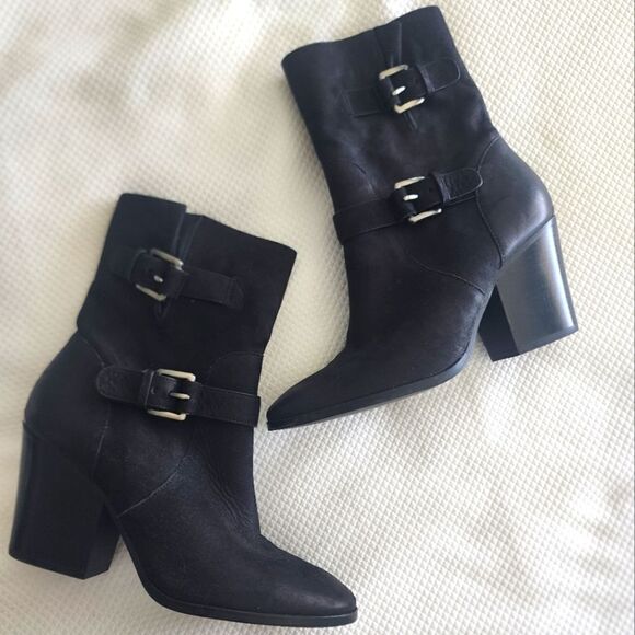 Michael Kors leather boots ankle size 7 excellent condition - Picture 1 of 11